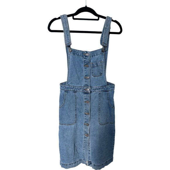 BDG Blue Denim Overall Dress size 6 - Picture 3 of 12